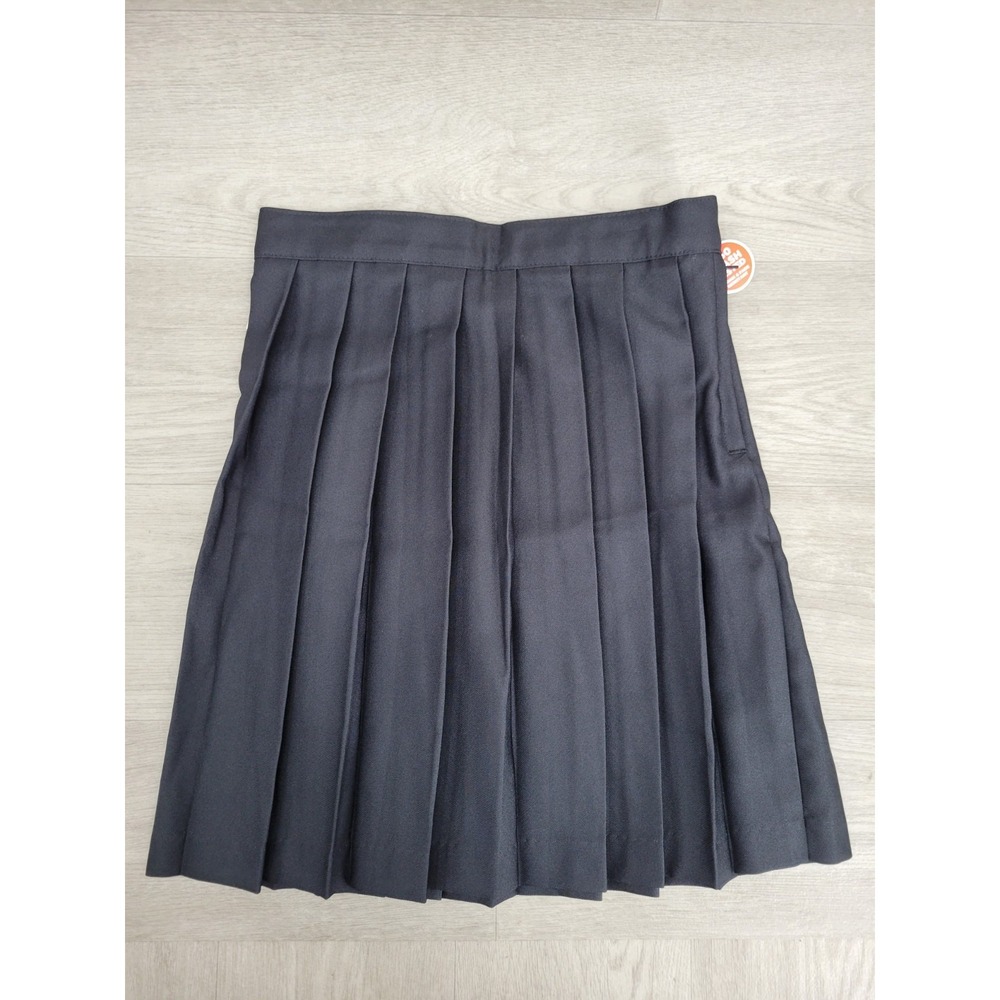 French Toast Girls Size 8 Black Pleated School Uniform Skirt Adjustable Waist